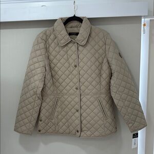 Ralph Lauren Women's Quilted Tan Jacket